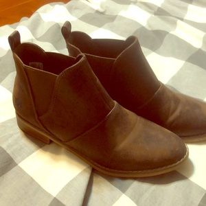Rocket Dog Brown Booties.  Worn Once